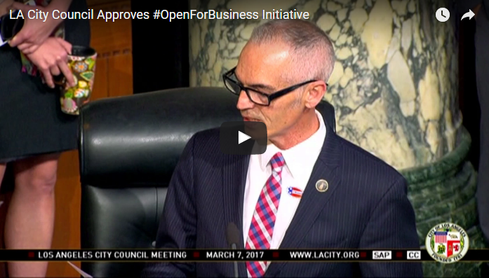 Mitch O'Farrell speaks at City Council - click for video