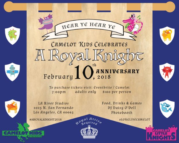 Camelot Kids 10th Anniv