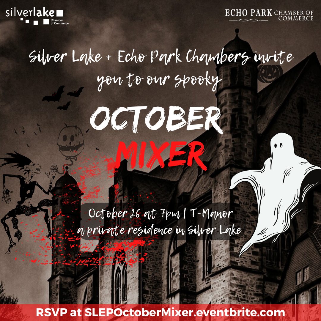 Halloween networking mixer in Silver Lake